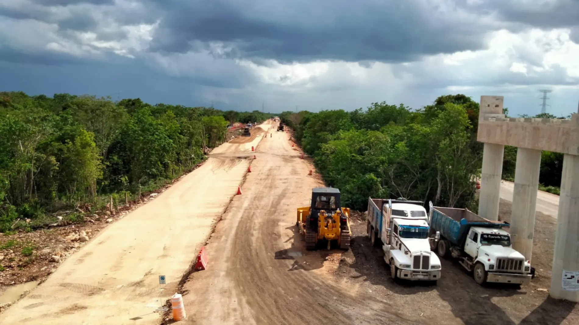 Construcción del tramo 4 del Tren Maya avanza lejos de la polémica